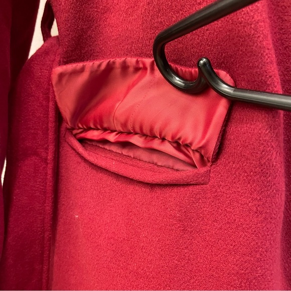 DARK READ VINTAGE LONG COAT - Picture 12 of 14